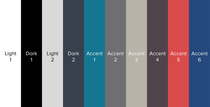 Ten PowerPoint Colors