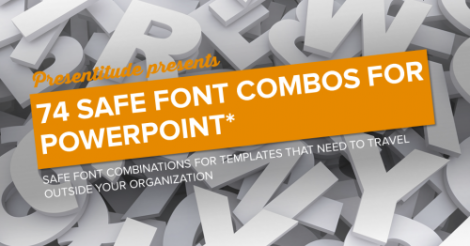 74 safe font combos for PowerPoint