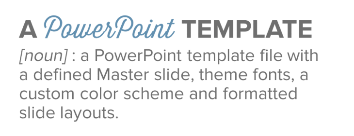 define template in powerpoint