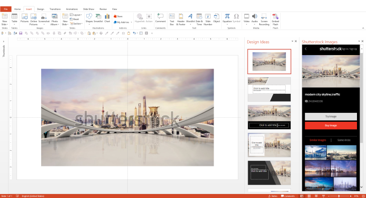 Shutterstock Add-in for PowerPoint